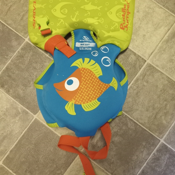 Stearns Puddle Jumper Life Jacket with Fish Design - Picture 1 of 3